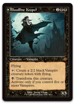 Bloodline Keeper (Retro Frame) #461 (NM) Innistrad Remastered INR Magic MTG - Image 1