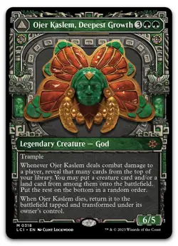 Ojer Kaslem, Deepest Growth (Showcase) #318 NM Lost Caverns of Ixalan Magic MTG - Image 1