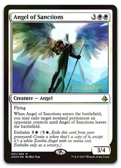 Angel of Sanctions #1 (Foil) (LP) Prerelease Cards PRE Magic MTG - Image 1