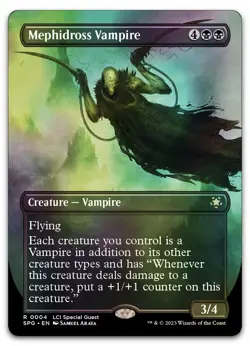 Mephidross Vampire (Borderless) #4 (Foil) (NM) Special Guests SPG Magic MTG - Image 1