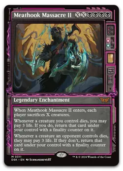 Meathook Massacre II (Showcase) #311 (NM) Duskmourn DSK Magic MTG - Image 1