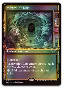 Valgavoth's Lair (Showcase) #327 (Foil) (NM) Duskmourn DSK Magic MTG - Image 1