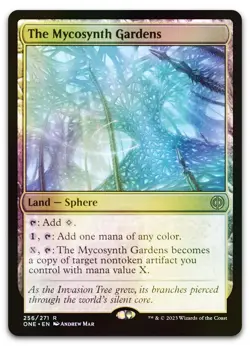 The Mycosynth Gardens #256 (Foil) (NM) Phyrexia All Will Be One ONE Magic MTG - Image 1