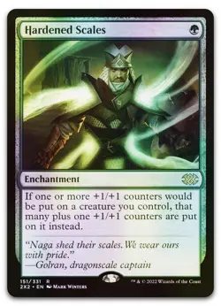 Hardened Scales #151 (Foil) (NM) Double Masters 2022 2X2 Magic MTG - Image 1