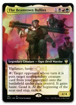 The Beamtown Bullies (Extended Art) #101 (Foil) NM Streets New Capenna Magic MTG - Image 1