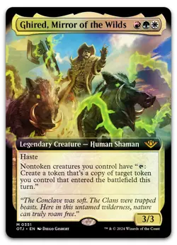 Ghired, Mirror of the Wilds (Extended Art) #351 (Foil) NM Thunder Junction - Image 1