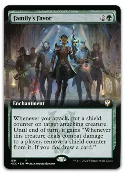 Family's Favor (Extended Art) #159 (NM) Streets New Capenna NCC Magic MTG - Image 1