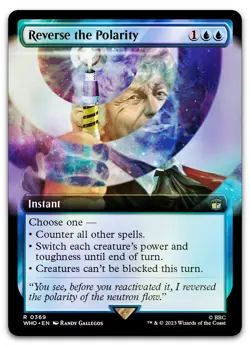 Reverse the Polarity (Extended Art) #369 (Foil) (NM) Doctor Who WHO Magic MTG - Image 1