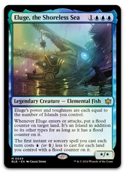 Eluge, the Shoreless Sea #49 (Foil) (NM) Bloomburrow BLB Magic MTG - Image 1