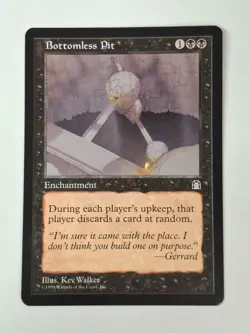 Bottomless Pit (NM) #51 Stronghold STH Magic Gathering Card MTG BB - Image 1