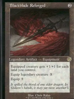 The Brothers' War: Retro Frame Artifacts #6 Blackblade Reforged - Image 1