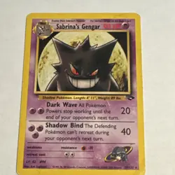 Pokemon TCG Sabrina's Gengar Gym Challenge 29/132 Non-Holo Rare - Image 1
