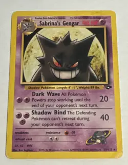 Pokemon TCG Sabrina's Gengar Gym Challenge 29/132 Non-Holo Rare - Image 2