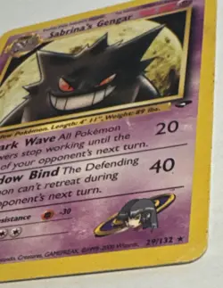 Pokemon TCG Sabrina's Gengar Gym Challenge 29/132 Non-Holo Rare - Image 3