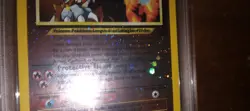 2001 Pokemon Game 3 Movie Promo #34 Entei Reverse Holo PSA 10 GEM MINT Swirl - Image 3