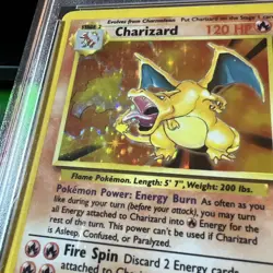 Pokemon Charizard 4 Holo Base Set PSA 5 - Image 5