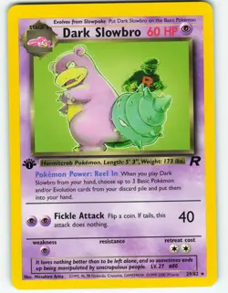 Dark Slowbro - 1st Edition - 29/82 Team Rocket - WOTC - Pokemon TCG - 2000 - Image 1