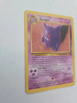 Pokemon TCG Gengar Fossil 20/62 Non-Holo Rare, HP Condition - Image 2