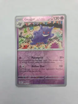 2023 Pokemon SV 151 Gengar Reverse Holo #094/165 - Image 1