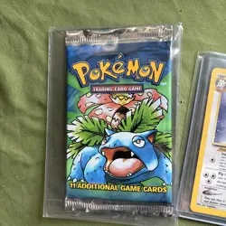 2x Pokemon Base Set Booster Packs Blastoise Art venasuar art + togetic 16/111 - Image 2