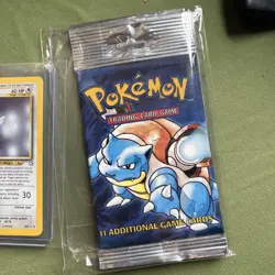 2x Pokemon Base Set Booster Packs Blastoise Art venasuar art + togetic 16/111 - Image 3