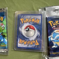2x Pokemon Base Set Booster Packs Blastoise Art venasuar art + togetic 16/111 - Image 5