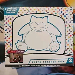 Pokemon TCG Scarlet & Violet 151 Elite Trainer Box Promo Booster Snorlax - Image 1