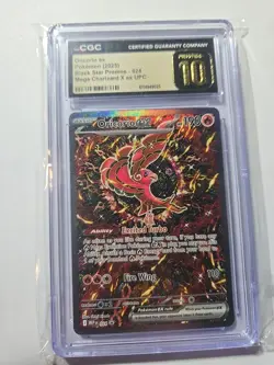 Oricorio ex CGC Pristine 10 Black Star Promo 024 Mega Charizard X UPC Pokemon - Image 1