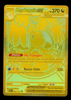 Pokemon MEGA DRAGONITE EX 295/217 - Ascended Heroes SECRET RARE FULL ART - MINT - Image 1