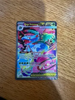 Pokemon TCG Mega Venusaur EX English NM Mega Evolutions Card 177/132 Sir - Image 1