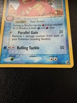 Pokemon Card - Slowbro Unseen Forces 13/115 Holo Rare HP/DMG - Image 4