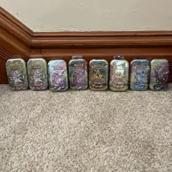 BRAND NEW-Sealed Pokemon TCG Prismatic Evolutions Mini Tins-Lot Of 8 - Image 1