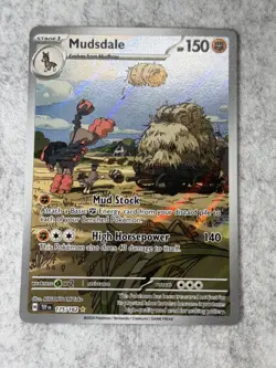 Mudsdale 175/162 - SV05: Temporal Forces Illustration Rare Pokemon TCG NM - Image 1
