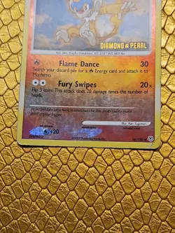 2007 POKEMON MONFERNO 56/130 DIAMOND & PEARL UNCOMMON MP REVERSE HOLO - Image 3