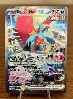 Pokemon TCG Roaring Moon EX 251/182 Paradox Rift SIR NM/Mint - Image 1