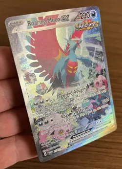 Pokemon TCG Roaring Moon EX 251/182 Paradox Rift SIR NM/Mint - Image 2