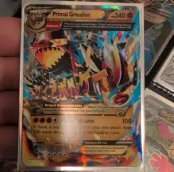 Pokemon Primal Groudon EX Full Art Ultra Rare Holo XY Primal Clash 86/160 240 HP - Image 1