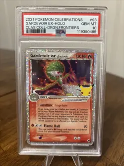 Gardevoir EX 93/101 2021 Pokemon Celebrations PSA 10 Holo Classic Collection - Image 1