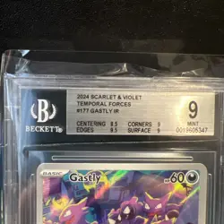Pokemon Gastly 177/162 Sv05: Temporal Forces Holo BGS 9 Mint - Image 2
