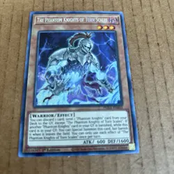 2022 Yugioh 1st Edition FOIL Phantom Knights Torn Scales PHRA-EN003 TCG (f4) - Image 1