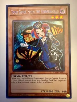 Yu-Gi-Oh! TCG-Tour Guide From the Underworld-RA01-EN005-Secret-1st Ed-M/NM - Image 1