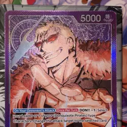 Donquixote Doflamingo - Alternate Alt Art Leader One Piece Card OP14-060 - Image 1