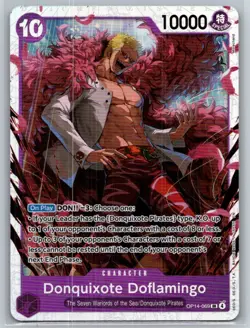 The Azure Sea's Seven #OP14-069 Donquixote Doflamingo - Image 1