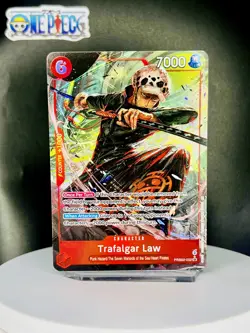One Piece Card Game 🏴‍☠PRB02-002 Trafalgar Law SR NM Alt Art Foil ENGLISH - Image 1
