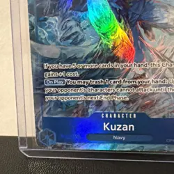 Kuzan OP12-043 R (Alt Art) Legacy of the Master One Piece TCG Card - English - Image 4