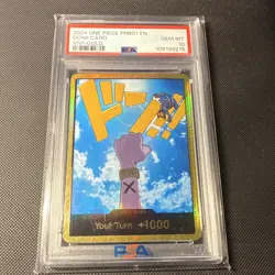 FOIL Namco One Piece CCG Don!! Card Vivi PRB01 Gold Premium Booster PSA 10 2024 - Image 1