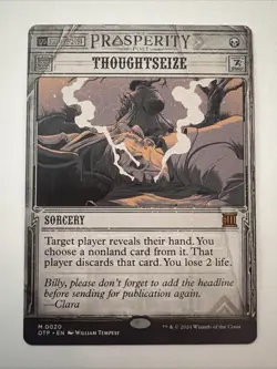 Thoughtseize Outlaws of Thunder Junction: Breaking News Regular - Image 1