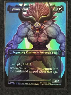 Vincent Valentine [Borderless Foil] #383 Magic Final Fantasy - Image 2