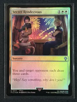 Secret Rendezvous [Foil] #217 Magic Final Fantasy Commander - Image 1