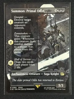 Summon: Primal Odin [Borderless] #365 Magic Final Fantasy - Image 1